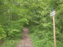 Montée au parking du Trocan